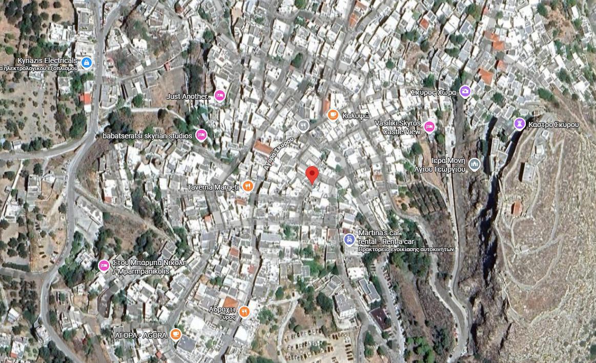 Οικόπεδο με κτίσμα  σε πλειστηριασμό Δήμος Σκύρου