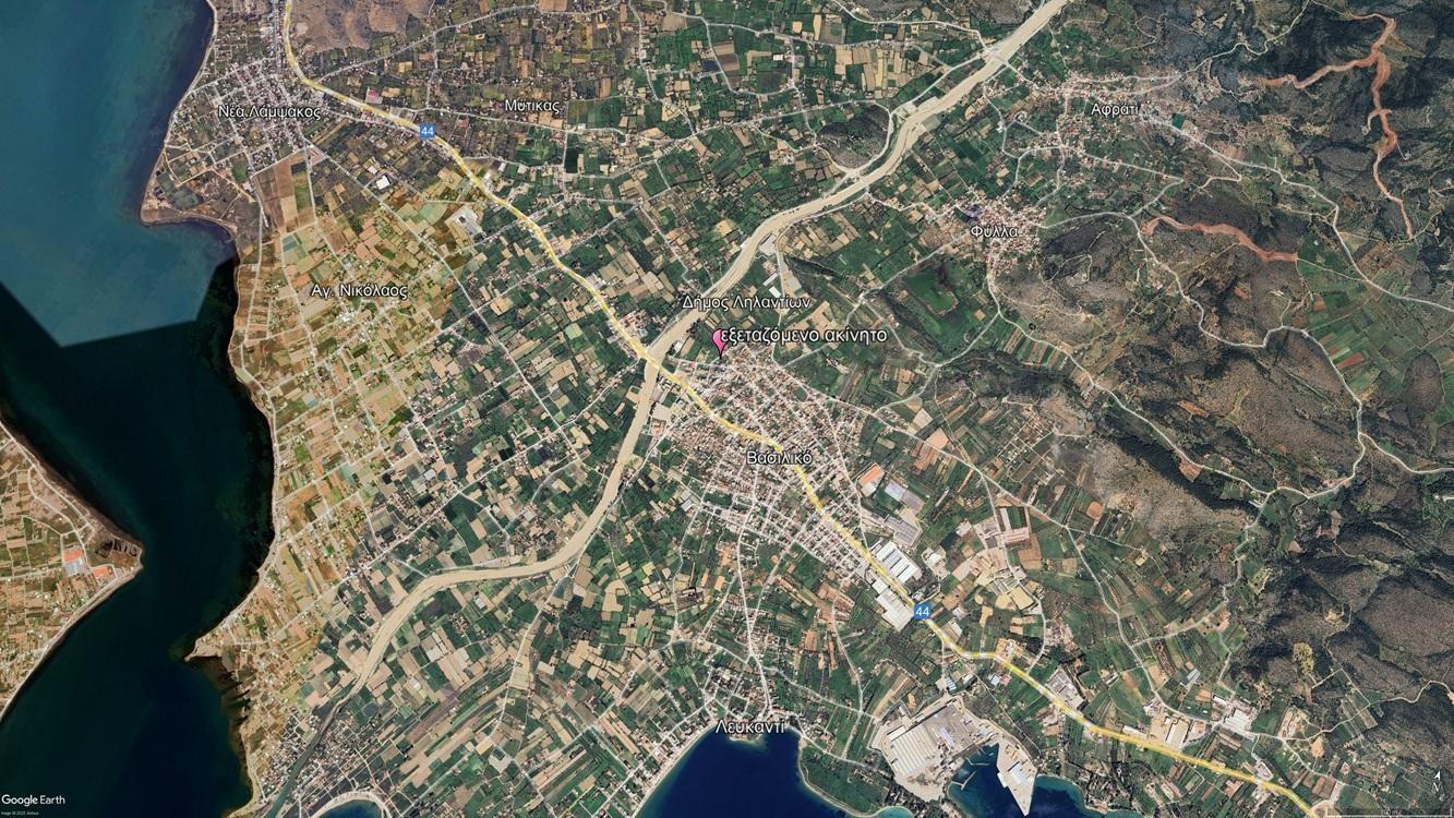 Οικόπεδο με κτίσμα  σε πλειστηριασμό Δήμος Χαλκιδέων