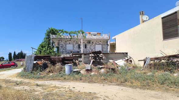 Οικόπεδο με κτίσμα  σε πλειστηριασμό Δήμος Κορινθίων