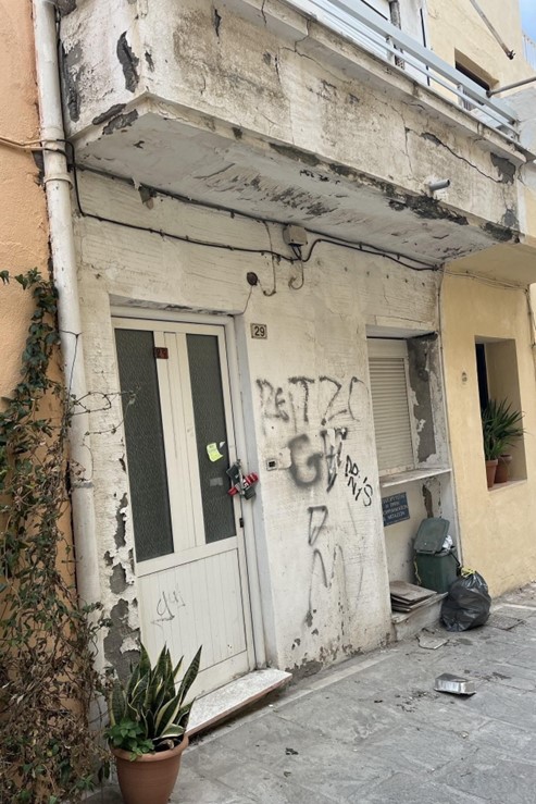 Οικόπεδο με κτίσμα 52 sq.m. σε πλειστηριασμό Municipality of Rethymno